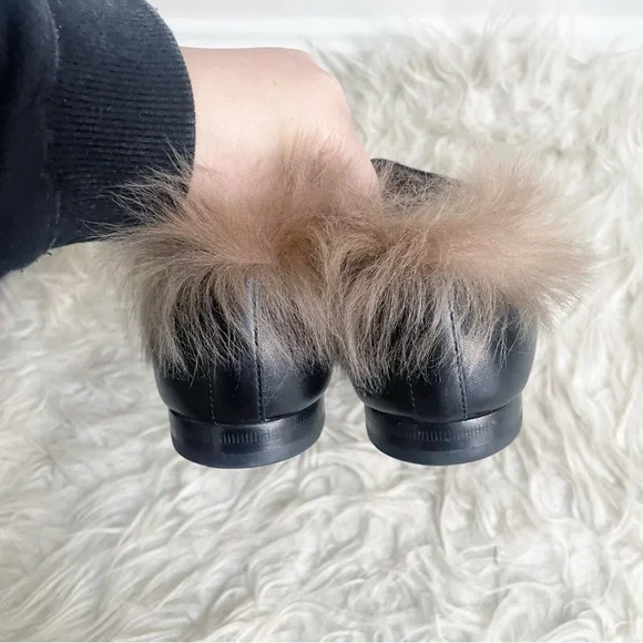 Gucci Jordaan Fur Lined Leather Horsebit Loafer
Black 39.5 - Picture 6 of 10